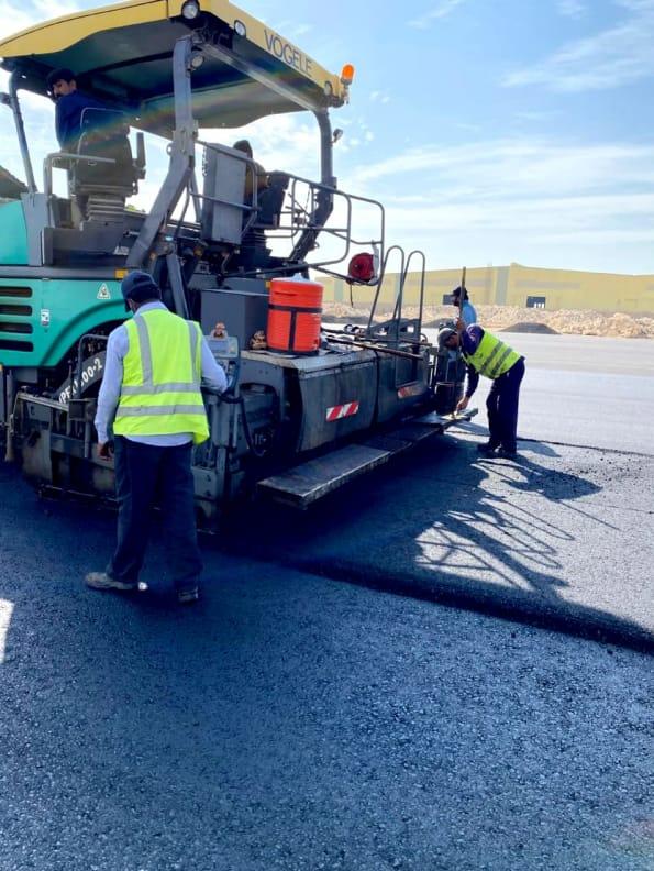 مشاريع متنوعة بجدة - Road construction project in Saudi Arabia